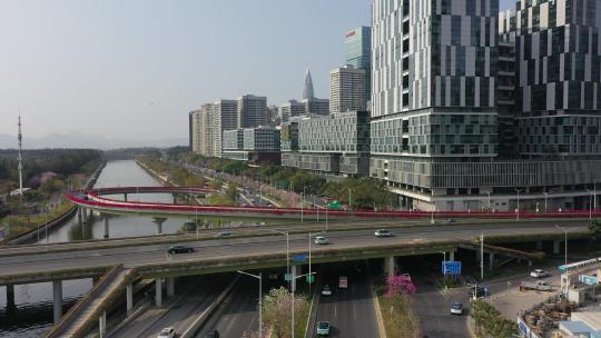 深圳南山区科技产业园航拍