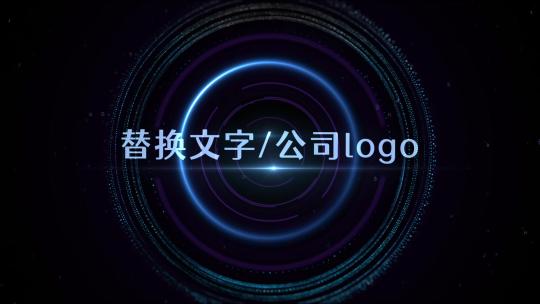 企业科技感logo展示开场