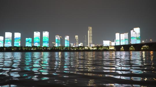 长沙橘子洲湘江夜景