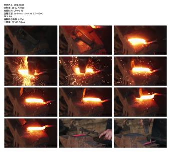 《铁花飞溅：匠人熔铸工艺实录》高清在线视频素材下载