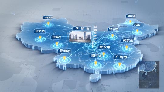 科技中国地图项目分布