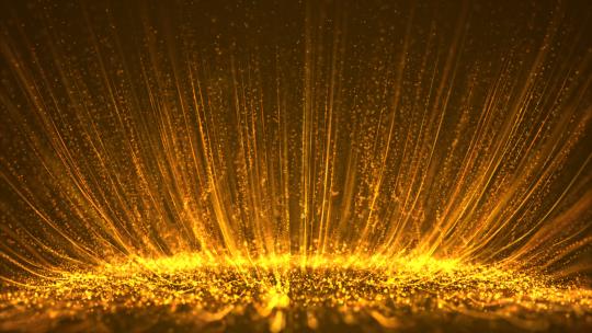 豪华金色粒子光线条纹颁奖典礼晚会演出背景视频素材模板下载
