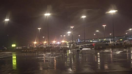 江北国际机场夜景