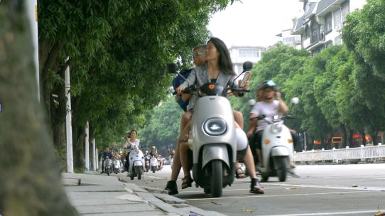 城市 人文 车流高清在线视频素材下载