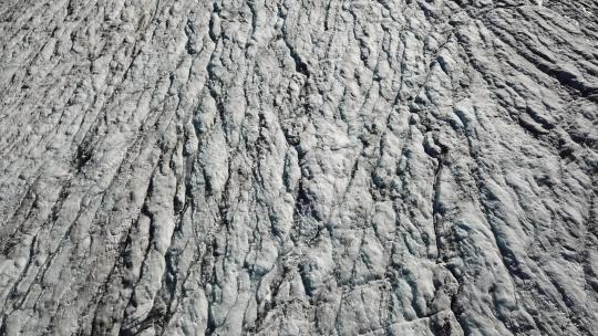 倾斜，无人机拍摄瑞士阿尔卑斯山的冰川，奥尼。