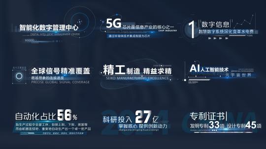 科技字幕条高清AE视频素材下载