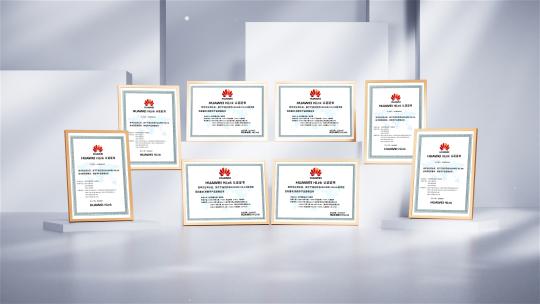 高端企业专利荣誉证书综合版