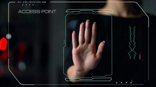 现代指纹授权素材4K视频素材模板下载