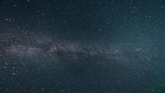 银河在夜空中视频素材模板下载