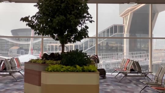 香港国际机场航站楼视频素材模板下载