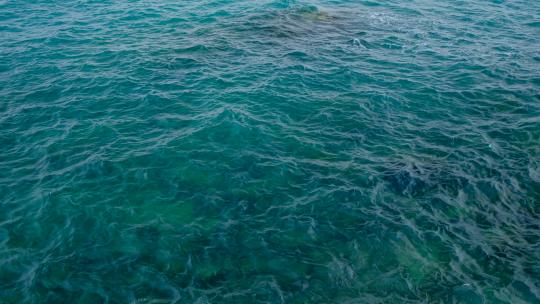 蓝色海水海面纹理 波浪波纹 碧波荡漾
