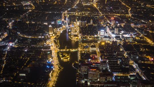 8K南通夜景延时合集