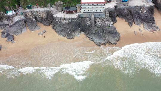 温岭洞下沙滩航拍大景