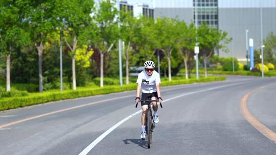 活力运动 骑车 骑自行车 运动视频素材模板下载
