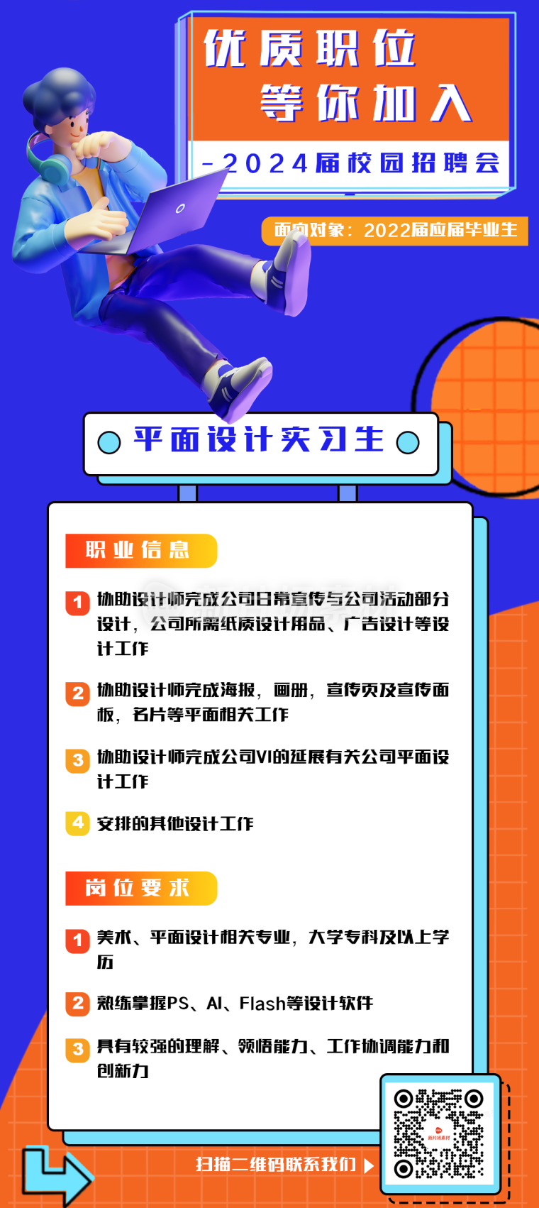 创意时尚实习生校园招聘详情