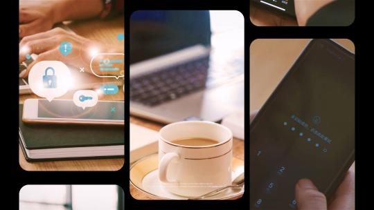 快闪产品分屏展示AE模版