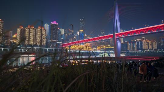 重庆地标洪崖洞夜景