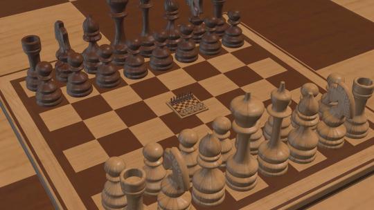 无限循环国际象棋视频素材