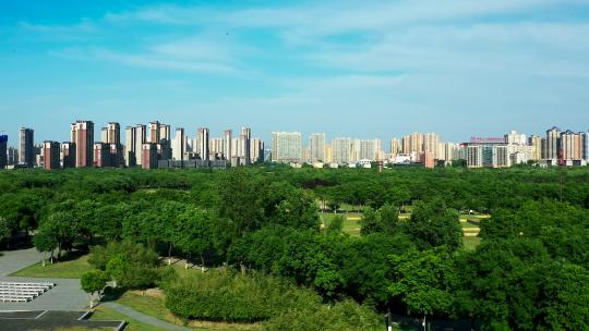 合集_大明宫遗址公园航拍4K