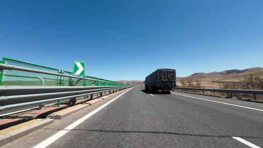 车窗外风景 开车 汽车开车 第一视角