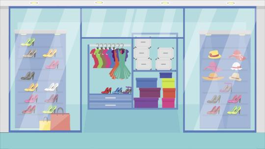 clothes-shop-3服装店商店AE视频素材教程下载