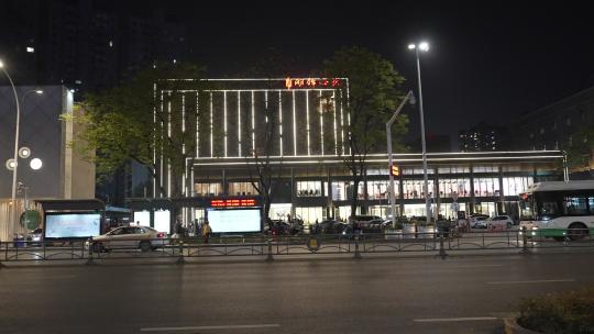 武汉江汉区夜景街景风光
