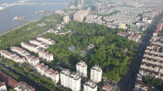 上海淞沪抗战纪念公园4K航拍原素材视频素材模板下载