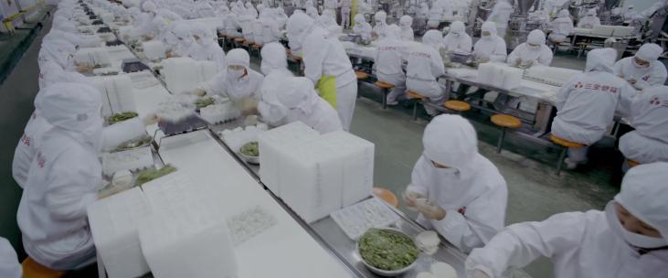 饺子生产线