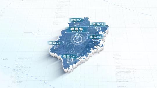 简洁地图数据展示_福建省