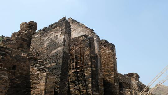 巴基斯坦塔克西拉名胜古迹考古地拍视频素材模板下载