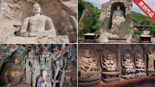 宗教佛像雕塑艺术高清在线视频素材下载