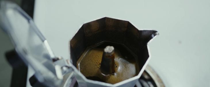 居家煮咖啡拿铁咖啡制作