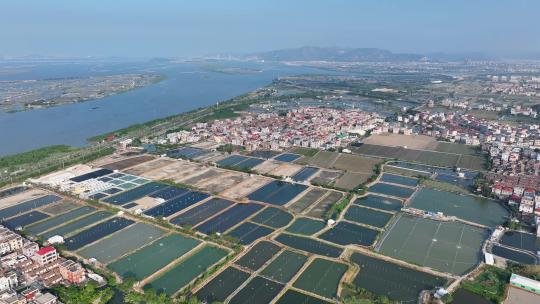 航拍福建漳州龙海