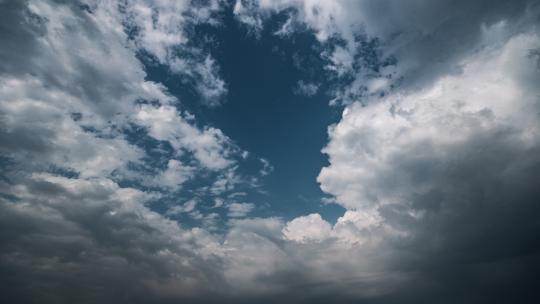 天空天气多云乌云密布唯美大气