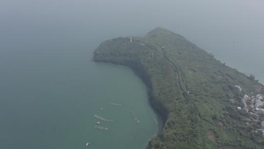 海上岛屿森林灰片