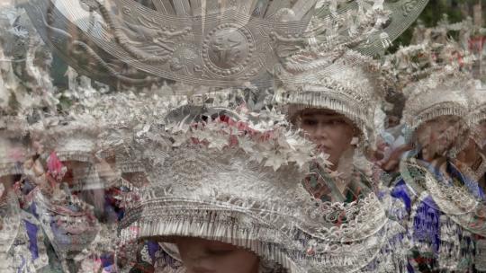 贵州台江苗族姊妹节2023盛装巡游 花絮