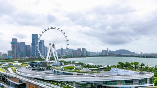 深圳城市宣传片-宝安中心区欢乐港湾延时