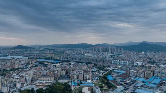 城市建设居民住房流云延时