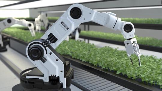 智能机械手农业概念