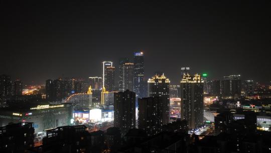 福州城市夜景延时拍摄IFC国际金融中心