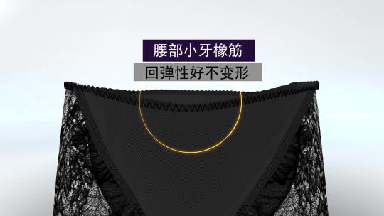 MAX+AE蕾丝内裤产品动画视频工程