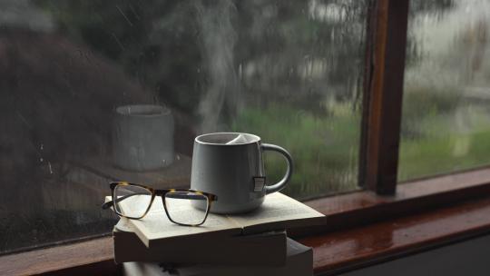 读书工作生活休闲咖啡茶眼睛书