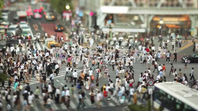 壮观人群人流 - 新片场素材