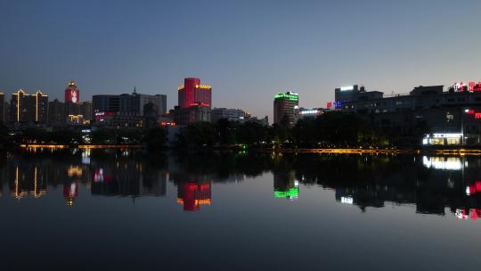 芜湖夜景航拍