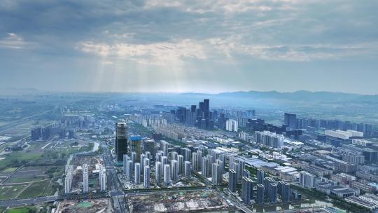 杭州未来科技城核心区丁达尔光