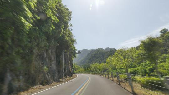 浙江温州楠溪江自然风景，龙湾潭