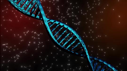 3d 现代医学DNA动画 遗传医学DNA双螺旋旋