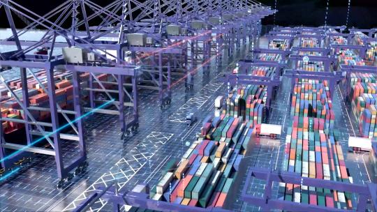 AE 数字化智能运输 科技物流 港口