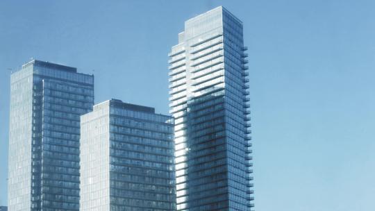 城市高楼的延时摄像