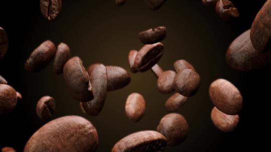 咖啡豆掉下 延时咖啡豆 延时咖啡